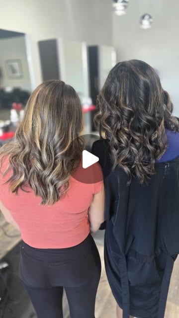 Babylight technique highlights woven through long hair